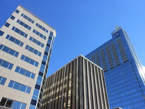 PNC Plaza and towers in downtown Raleigh